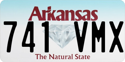 AR license plate 741VMX