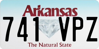 AR license plate 741VPZ