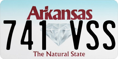 AR license plate 741VSS