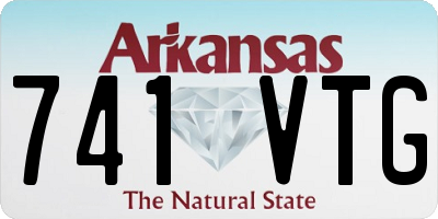 AR license plate 741VTG