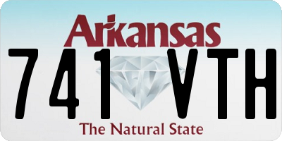 AR license plate 741VTH