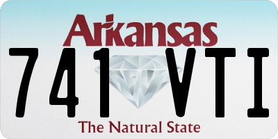 AR license plate 741VTI