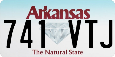 AR license plate 741VTJ