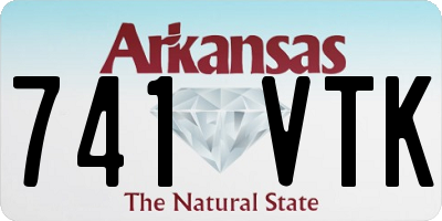 AR license plate 741VTK
