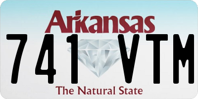 AR license plate 741VTM