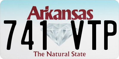 AR license plate 741VTP