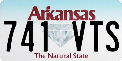 AR license plate 741VTS