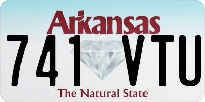 AR license plate 741VTU