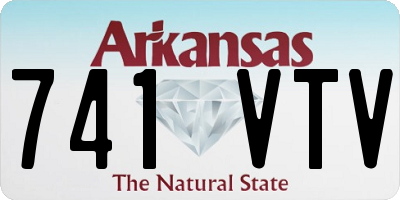 AR license plate 741VTV