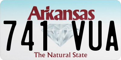 AR license plate 741VUA
