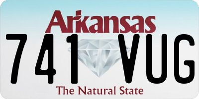 AR license plate 741VUG