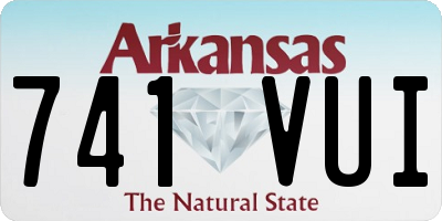 AR license plate 741VUI