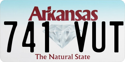 AR license plate 741VUT