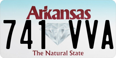 AR license plate 741VVA
