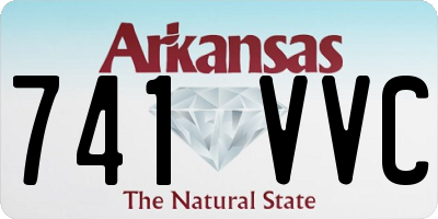 AR license plate 741VVC