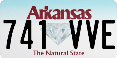 AR license plate 741VVE