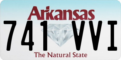 AR license plate 741VVI