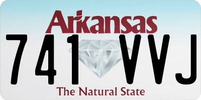 AR license plate 741VVJ