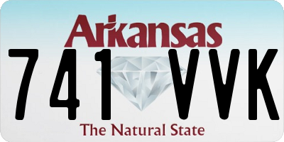 AR license plate 741VVK