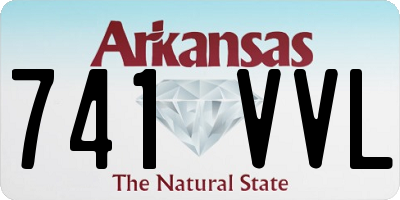 AR license plate 741VVL