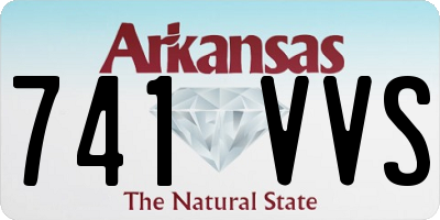 AR license plate 741VVS