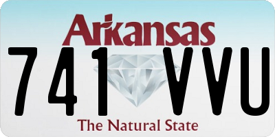 AR license plate 741VVU