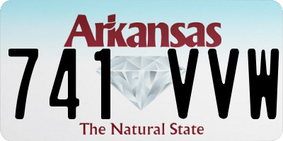 AR license plate 741VVW