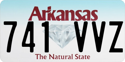 AR license plate 741VVZ