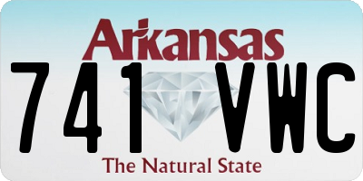 AR license plate 741VWC