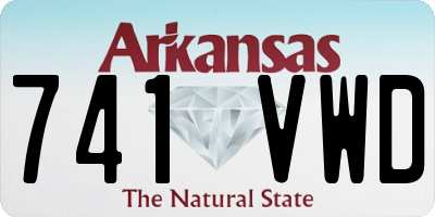 AR license plate 741VWD