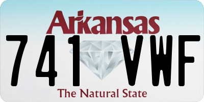 AR license plate 741VWF