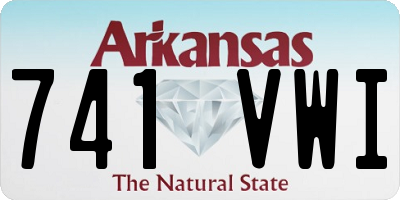 AR license plate 741VWI