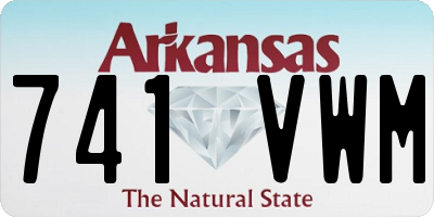 AR license plate 741VWM