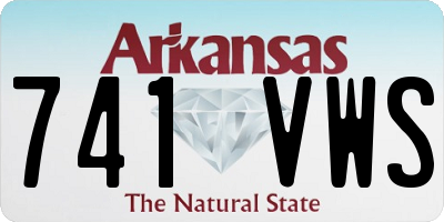 AR license plate 741VWS