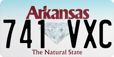 AR license plate 741VXC