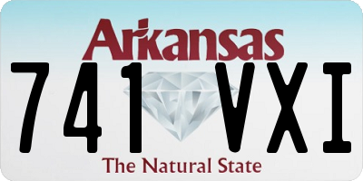 AR license plate 741VXI