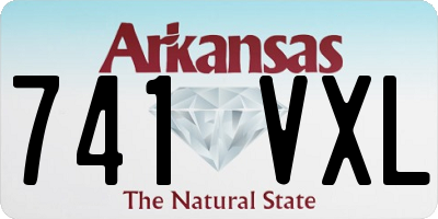 AR license plate 741VXL