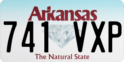 AR license plate 741VXP