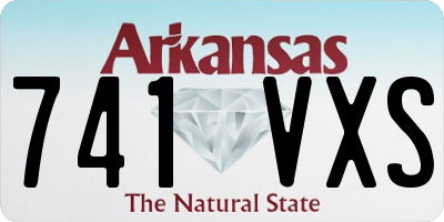 AR license plate 741VXS