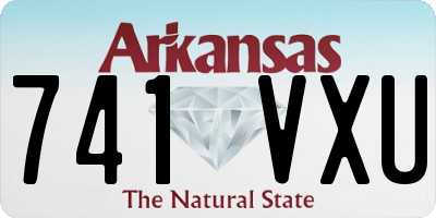 AR license plate 741VXU