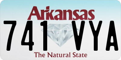 AR license plate 741VYA