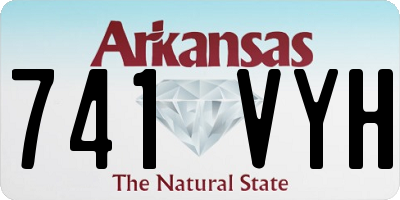 AR license plate 741VYH