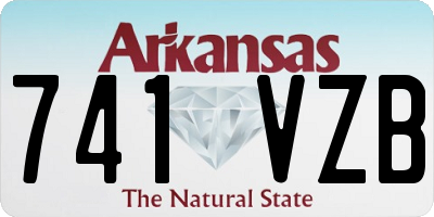 AR license plate 741VZB