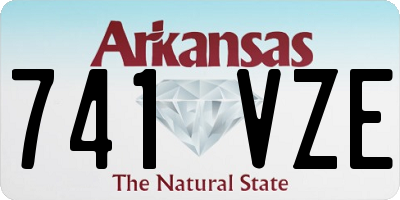 AR license plate 741VZE