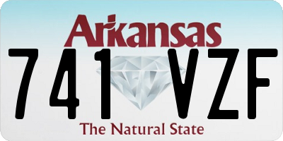 AR license plate 741VZF