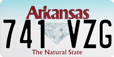 AR license plate 741VZG