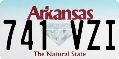 AR license plate 741VZI