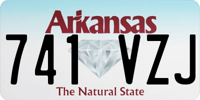 AR license plate 741VZJ