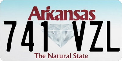 AR license plate 741VZL