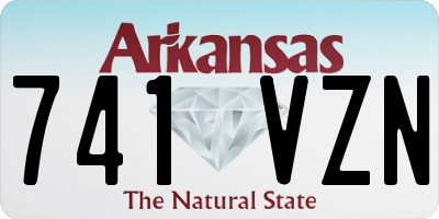AR license plate 741VZN